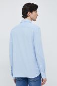 Бавовняна сорочка BOSS чоловіча regular класичний комір колір блакитний (3116681)