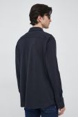 Бавовняна сорочка BOSS чоловіча колір синій regular класичний комір (3116685)