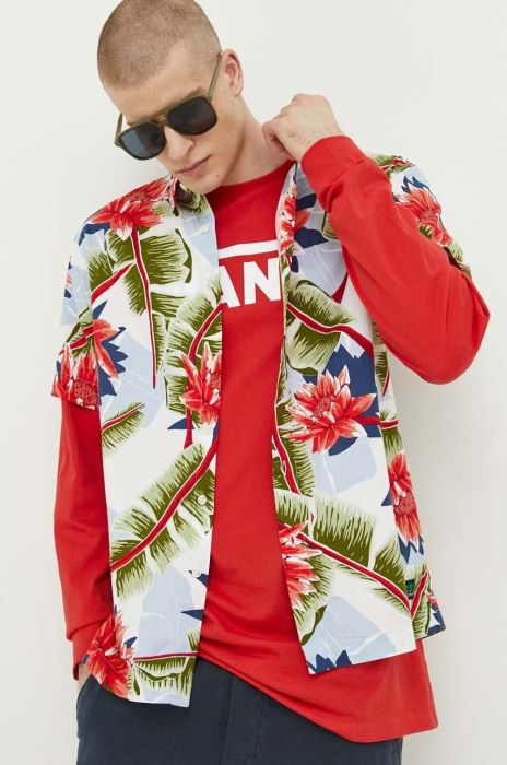 Сорочка Superdry чоловіча regular класичний комір колір барвистий (3190903)