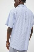 Бавовняна сорочка Les Deux чоловіча regular колір блакитний (3150685)