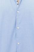 Бавовняна сорочка HUGO чоловіча regular класичний комір колір блакитний (3190924)
