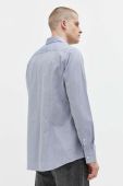 Бавовняна сорочка HUGO чоловіча regular класичний комір колір блакитний (3190915)