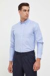 Сорочка Michael Kors чоловіча slim комір button-down колір блакитний (3405219)