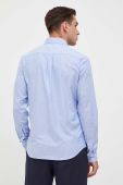 Сорочка Michael Kors чоловіча slim комір button-down колір блакитний (3405219)