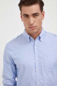 Сорочка Michael Kors чоловіча slim комір button-down колір блакитний (3405219)