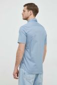 Сорочка Michael Kors чоловіча slim комір button-down колір блакитний (3069915)