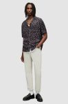 Сорочка AllSaints чоловіча колір чорний relaxed (3039227)