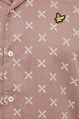 Сорочка Lyle & Scott чоловіча колір рожевий regular