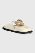 Шльопанці Tommy Jeans FANCY SANDAL жіночі колір бежевий EN0EN02136