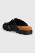 Шкіряні шльопанці Camper Brutus Sandal жіночі колір чорний K201321.014