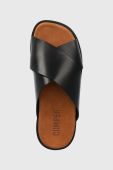 Шкіряні шльопанці Camper Brutus Sandal жіночі колір чорний K201321.014