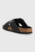 Шкіряні шльопанці Birkenstock Siena Big Buckle жіночі колір чорний 1020156 1020156-black