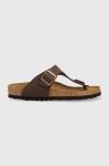 В'єтнамки Birkenstock RAMSES жіночі колір коричневий на плоскому ходу 44703 44703-darkbrown