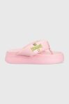 В'єтнамки Chiara Ferragni CF3149_012 жіночі колір рожевий на платформі CF PLATFORM FLIP FLOP