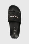 Шльопанці Pepe Jeans SLIDER жіночі колір чорний PLS70126