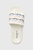 Шльопанці Pepe Jeans SLIDER жіночі колір білий PLS70127