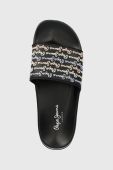 Шльопанці Pepe Jeans SLIDER жіночі колір чорний PLS70127