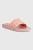 Шльопанці Tommy Hilfiger TH MONOGRAM POOL SLIDE жіночі колір рожевий FW0FW06987
