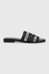 Шльопанці Love Moschino жіночі колір чорний JA28412G0GIX600A