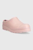 Шльопанці Hunter Womens Play Clog жіночі колір рожевий на платформі WFF1002RMA