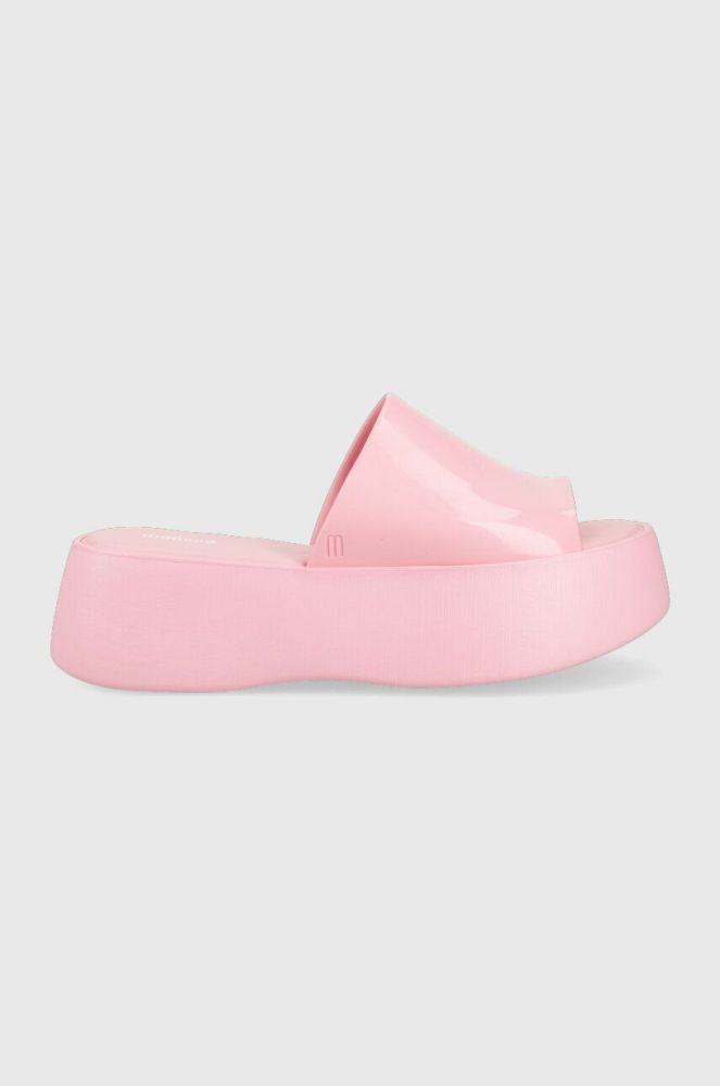 Шльопанці Melissa MELISSA BECKY AD жіночі колір рожевий на платформі M.32818.1358