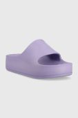 Шльопанці Steve Madden Astro жіночі колір фіолетовий на платформі SM11002395
