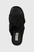 Шльопанці Steve Madden Bellshore жіночі колір чорний на платформі SM11002439