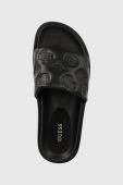Шльопанці Guess FABETZA жіночі колір чорний FL6BZT ELE19