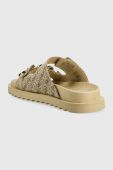 Шльопанці Guess FATEMA2 жіночі колір бежевий FL6FT2 FAL03
