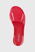 Шльопанці Lauren Ralph Lauren Alegra Jelly жіночі колір рожевий 802904253002