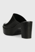 Шльопанці Melissa MELISSA MULE AD жіночі колір чорний каблук блок M.32233.L349