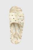 Шльопанці Crocs Classic Marbled Slide жіночі колір бежевий 206879 206879.2Y3-2Y3