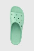 Шльопанці Crocs Classic Platform Slide жіночі колір бірюзовий 208180 208180.3UG-3UG