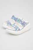 Шльопанці Crocs Classic Crush Butterfly Sandal жіночі на платформі 208247.94S-94S колір блакитний