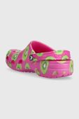 Шльопанці Crocs Classic Hyper Real Clog жіночі колір рожевий 208343 208343.312-312