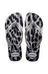 В'єтнамки Havaianas TOP ANIMALS жіночі колір сірий на плоскому ходу 4132920.3499