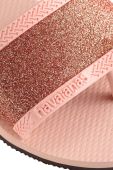 Шльопанці Havaianas YOU ANGRA GLITTER жіночі колір рожевий 4148294.0076