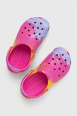 Дитячі шльопанці Crocs CLASSIC OMBRE CLOG колір фіолетовий