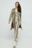Тренч Guess жіночий колір зелений перехідний