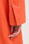 Пальто Notes du Nord жіночий колір помаранчевий перехідний двобортний