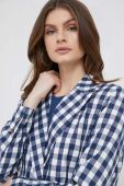 Піджак Pepe Jeans Sandra колір синій двобортний візерунок