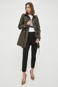 Пальто Morgan жіночий колір зелений перехідний