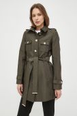 Пальто Morgan жіночий колір зелений перехідний