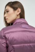 Двостороння куртка Guess жіноча колір фіолетовий перехідна