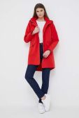 Парка Tommy Hilfiger Жіноча колір червоний перехідна