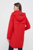 Парка Tommy Hilfiger Жіноча колір червоний перехідна