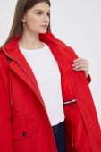 Парка Tommy Hilfiger Жіноча колір червоний перехідна
