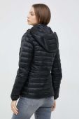 Пухова куртка Tommy Hilfiger жіноча колір чорний перехідна (2879598)