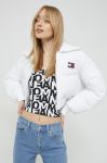 Куртка Tommy Jeans жіноча колір білий зимова (2882807)