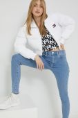 Куртка Tommy Jeans жіноча колір білий зимова (2882807)